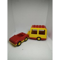 LEGO Duplo Fahrzeuge Polizei LKW Krankenwagen Zoo Camping Pferde Flugzeug Bagger Campingwagen