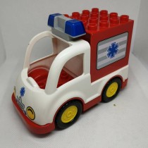 LEGO Duplo Fahrzeuge Polizei LKW Krankenwagen Zoo Camping Pferde Flugzeug Bagger Krankenwagen 3