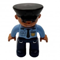 Duplo Einzel Figuren Polizei Feuerwehr Arzt Zugführer Mädchen Oma Baby Mann Frau Polizist 1