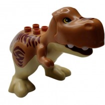 LEGO® Duplo Dinosaurier T-Rex Flugsaurier Dino Dinoei Triceratops Baby T-Rex Braun