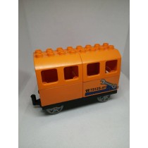 LEGO DUPLO Eisenbahn Anhänger Lok Container Kipplore Waggon E-Lok Zug Personen Anhänger 1