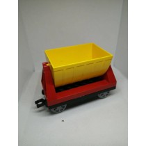 LEGO DUPLO Eisenbahn Anhänger Lok Container Kipplore Waggon E-Lok Zug Kipplore Rot