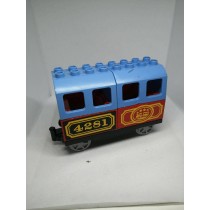 LEGO DUPLO Eisenbahn Anhänger Lok Container Kipplore Waggon E-Lok Zug Personen Anhänger 3