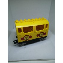 LEGO DUPLO Eisenbahn Anhänger Lok Container Kipplore Waggon E-Lok Zug Post Anhänger 2