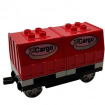 LEGO DUPLO Eisenbahn Anhänger Lok Container Kipplore Waggon E-Lok Zug Cargo Anhänger 12