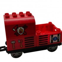 LEGO DUPLO Eisenbahn Anhänger Lok Container Kipplore Waggon E-Lok Zug Feuerwehr Anhänger 2