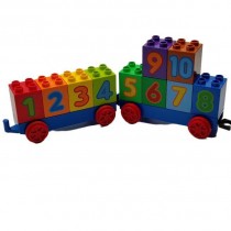 Lego Duplo Schiebelok, Bahn,Eisenbahn, Zug, Lok, Lokomotive, viele zur Auswahl Zahlenanhänger 1-10