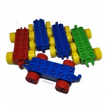 LEGO® Duplo 5 Anhänger Auto Wagen Hänger Spielzeug Zug