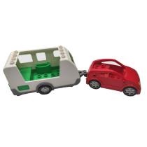 LEGO Duplo Fahrzeuge Polizei LKW Krankenwagen Zoo Camping Pferde Wohnmobil