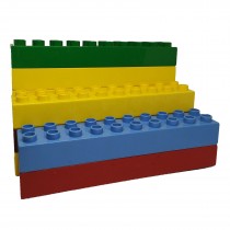 Lego Duplo 2x10 Bausteine 20er Noppen lange Steine gemischt