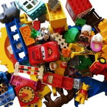 Lego Duplo Konvolut gereinigt Steine, Figuren, Fahrzeuge 3KG