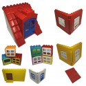 LEGO® Duplo® Tür Fenster Haus Puppenhaus Zubehör Haus Möbel Dach Wände