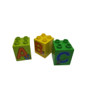 Lego DUPLO Buchstaben A-Z Sonderzeichen Ü Ä Steine Lernen Kinder Auswahl